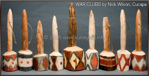 INDIAN WAR CLUBS