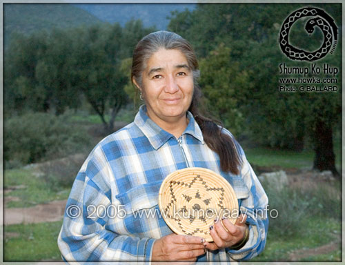 KUMEYAAY BASKET WEAVER Portrait...