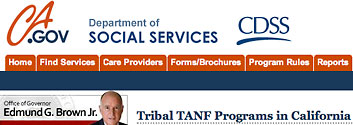 CALIF DEPARTMENT OF SOCIAL SERVICES