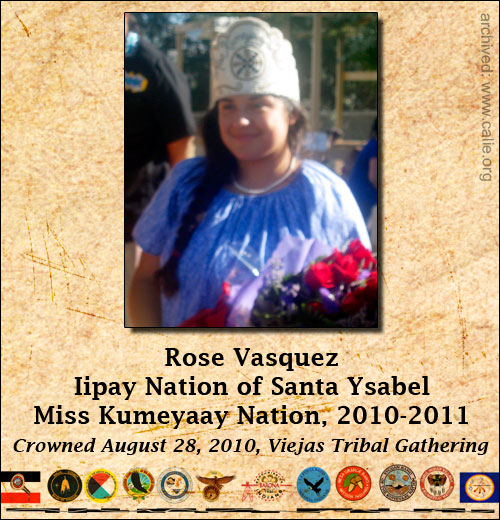 MISS KUMEYAAY ROSE VASQUEZ