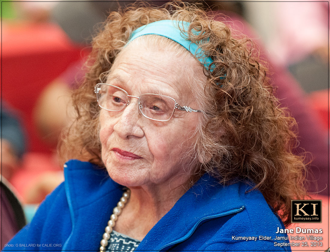 KUMEYAAY ELDER JANE DUMAS PORTRAIT