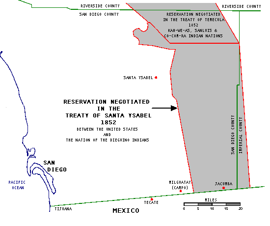 Treaty Santa Ysabel 1852