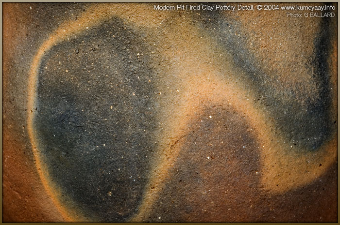 Clay Pit Fired Pottery Detail Photo
