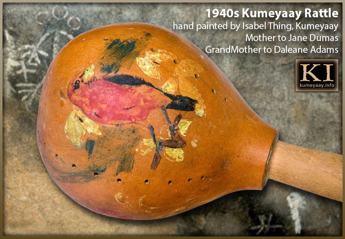 KUMEYAAY BIRD RATTLE