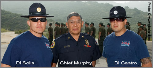 Chief Murphy With Drill Instructors...