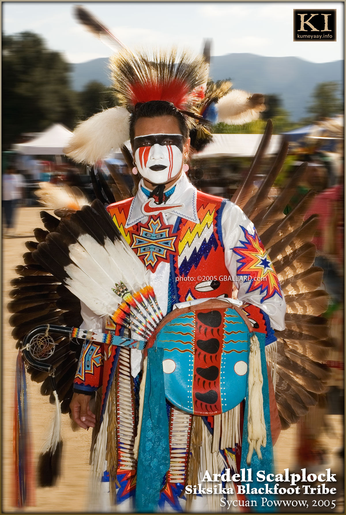 ARDELL SCALPLOCK BLACKFOOT TRIBE REGALIA