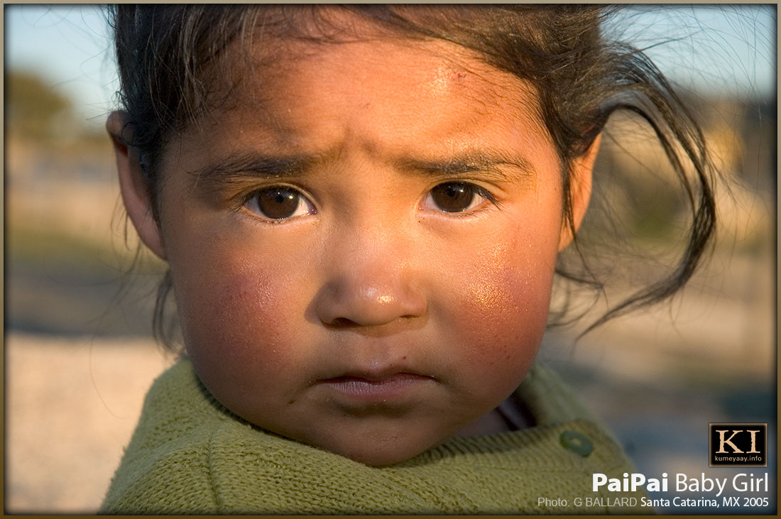 Baby Indian girl portrait